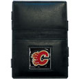 Calgary Flames® Leather Jacob's Ladder Wallet